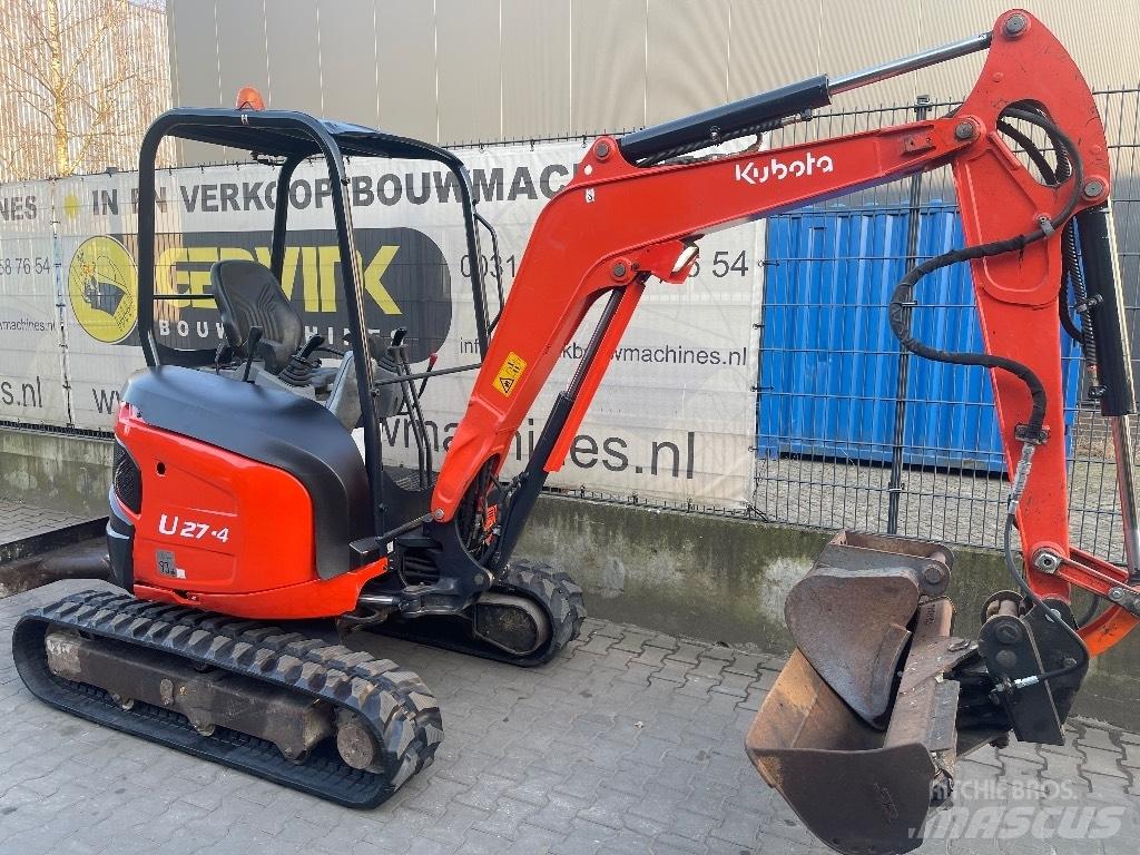 Kubota U 27-4 Mini kotrók < 7t