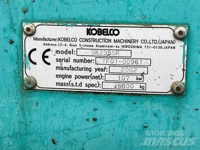 Kobelco SK235 SR Speciális kotrók