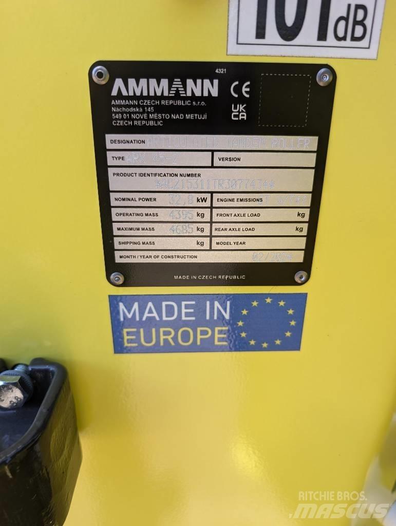 Ammann ARX45-2 Ikerdobos hengerek