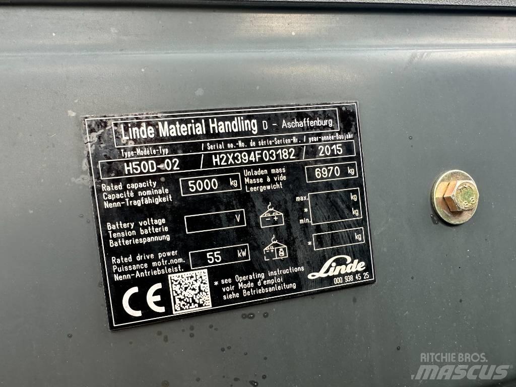 Linde H 50 D Dízel targoncák