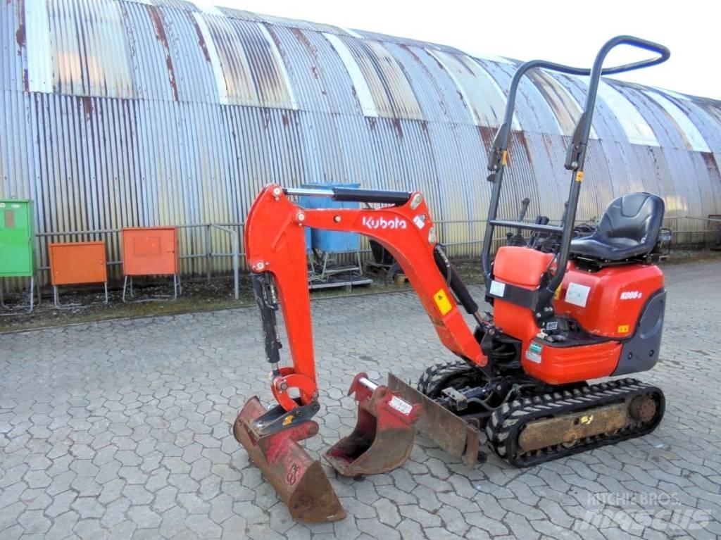 Kubota K 008-3 Mini kotrók < 7t