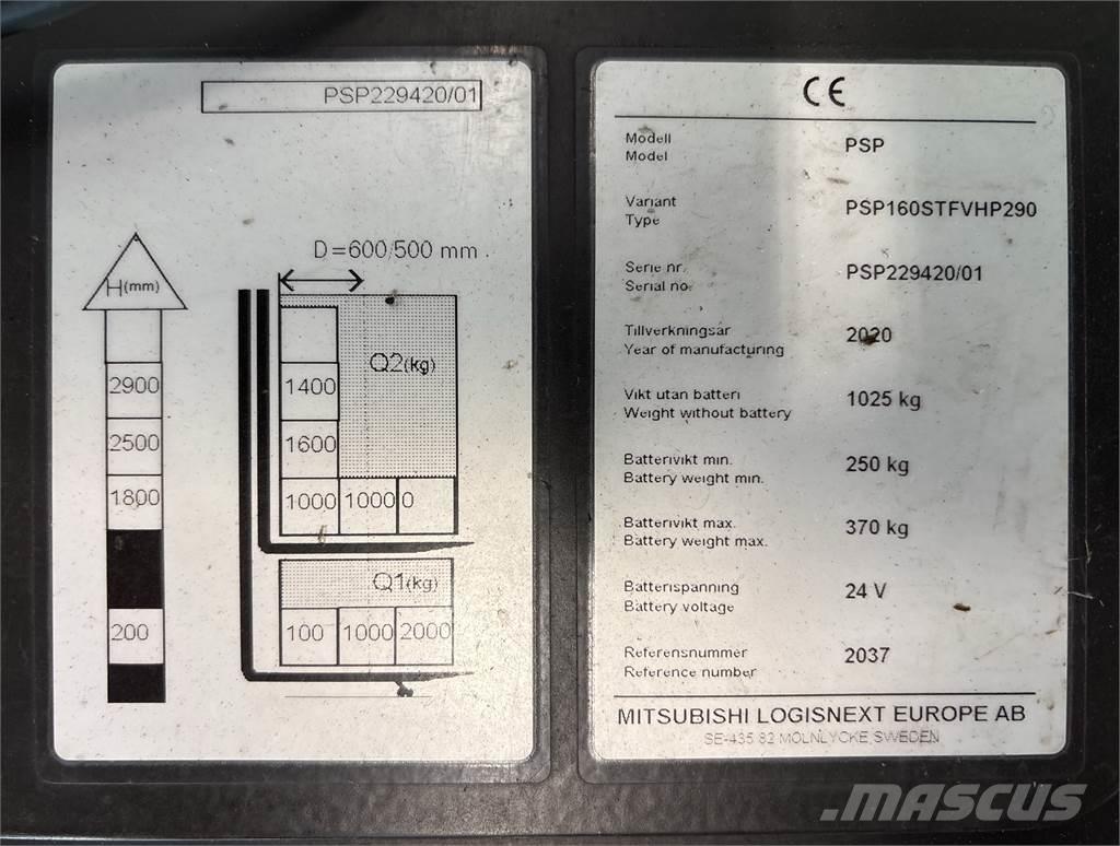 Atlet PSP160 Elektromos gyalogkíséretű targoncák