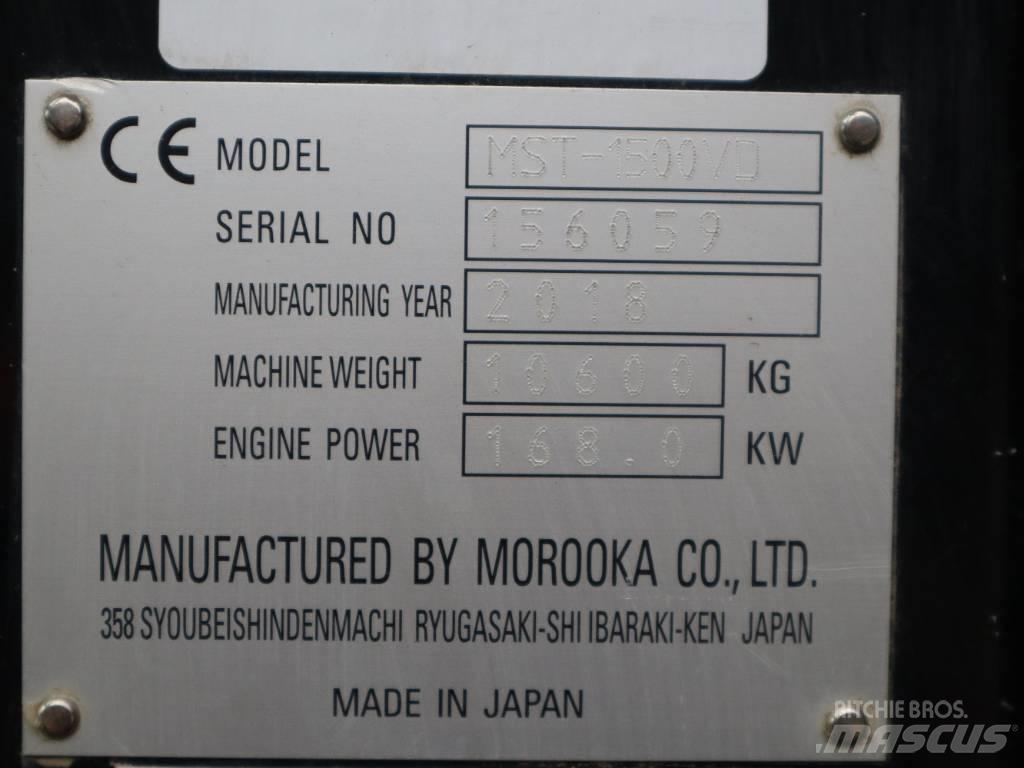 Morooka MST 1500 V D Lánctalpas dömperek
