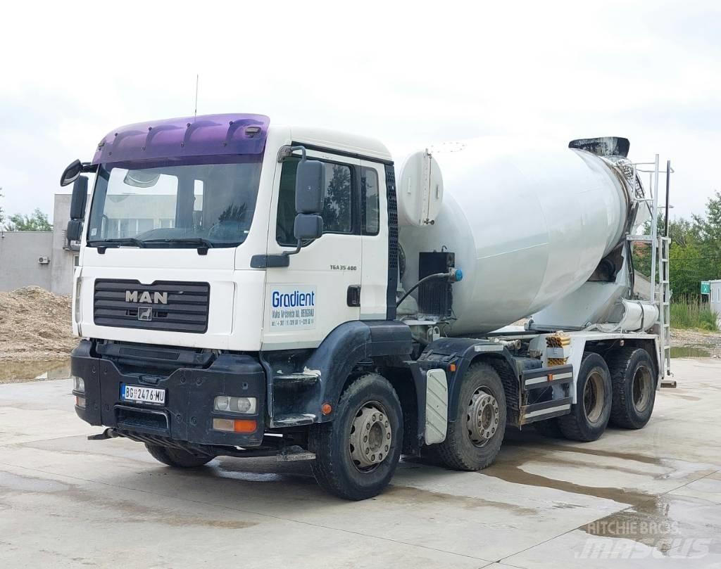 MAN TGA 35.400 Betonkeverők/Betonpumpák
