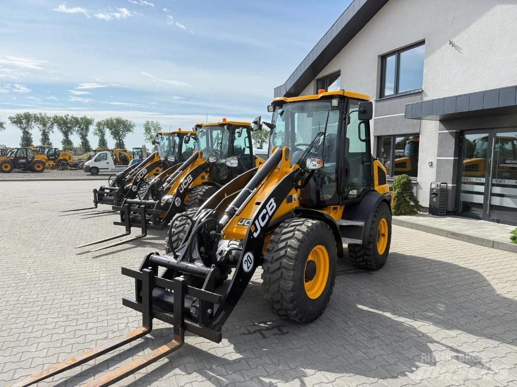 JCB 409 Gumikerekes homlokrakodók