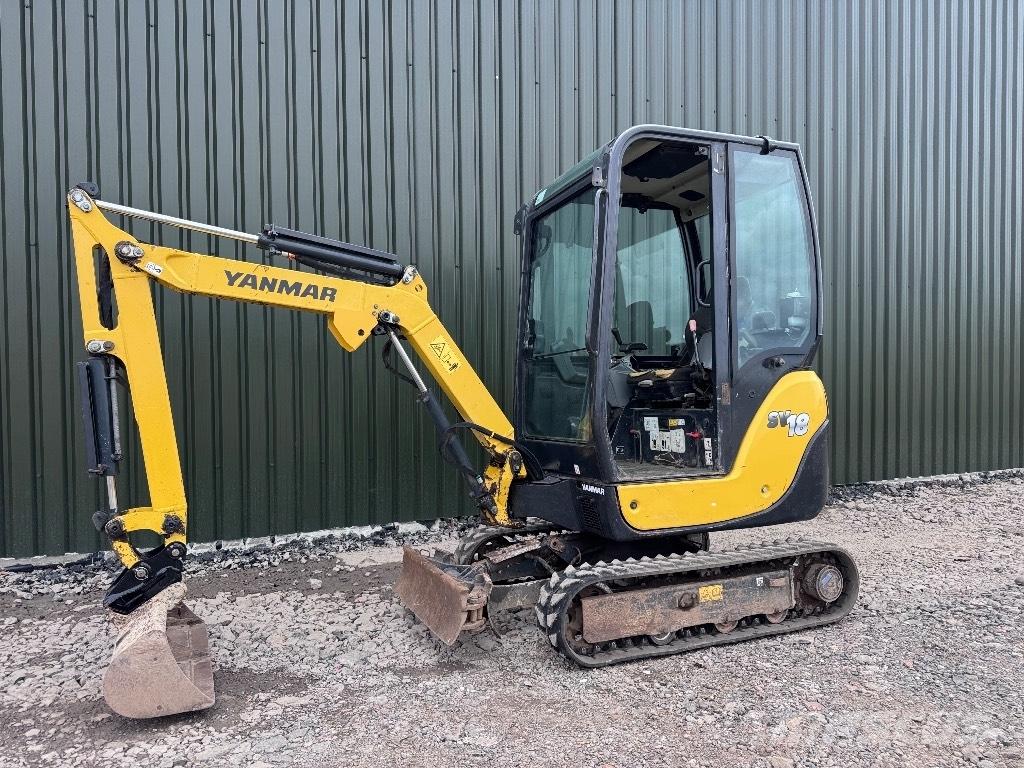 Yanmar SV 18 Mini kotrók < 7t