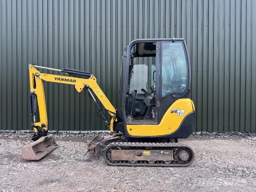 Yanmar SV 18 Mini kotrók < 7t