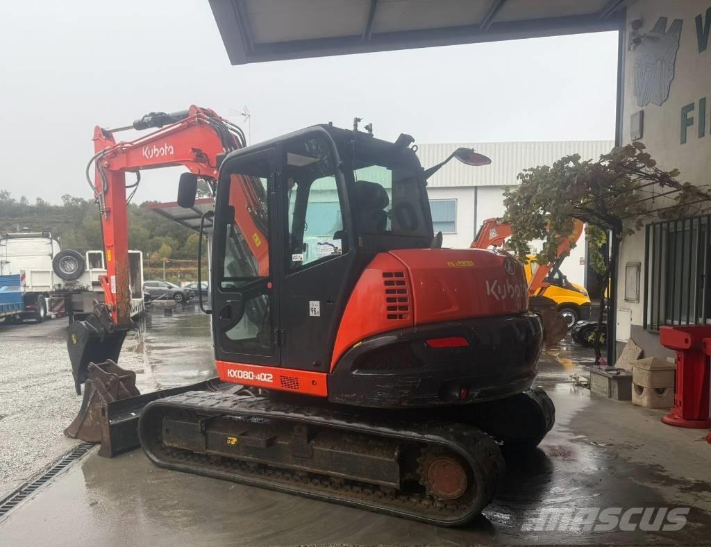 Kubota KX 080 Közepes (midi) kotrók 7 t - 12 t