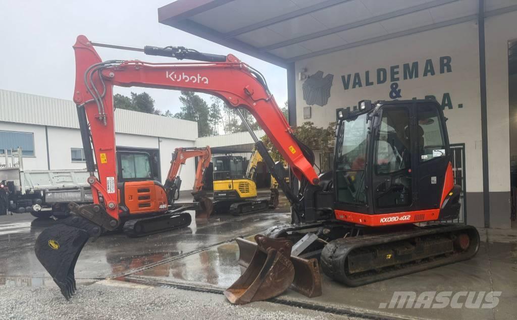 Kubota KX 080 Közepes (midi) kotrók 7 t - 12 t