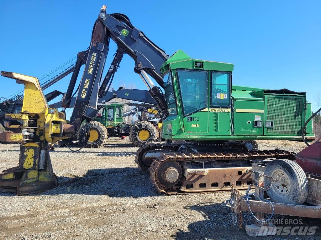 John Deere 853 Döntő-rakásolók