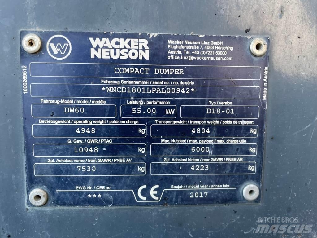 Wacker Neuson DW60 Mezei dömperek