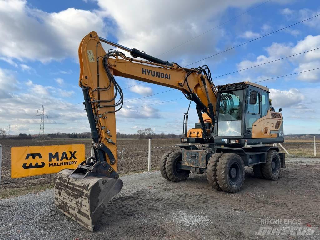 Hyundai HW140 Gumikerekes kotrók