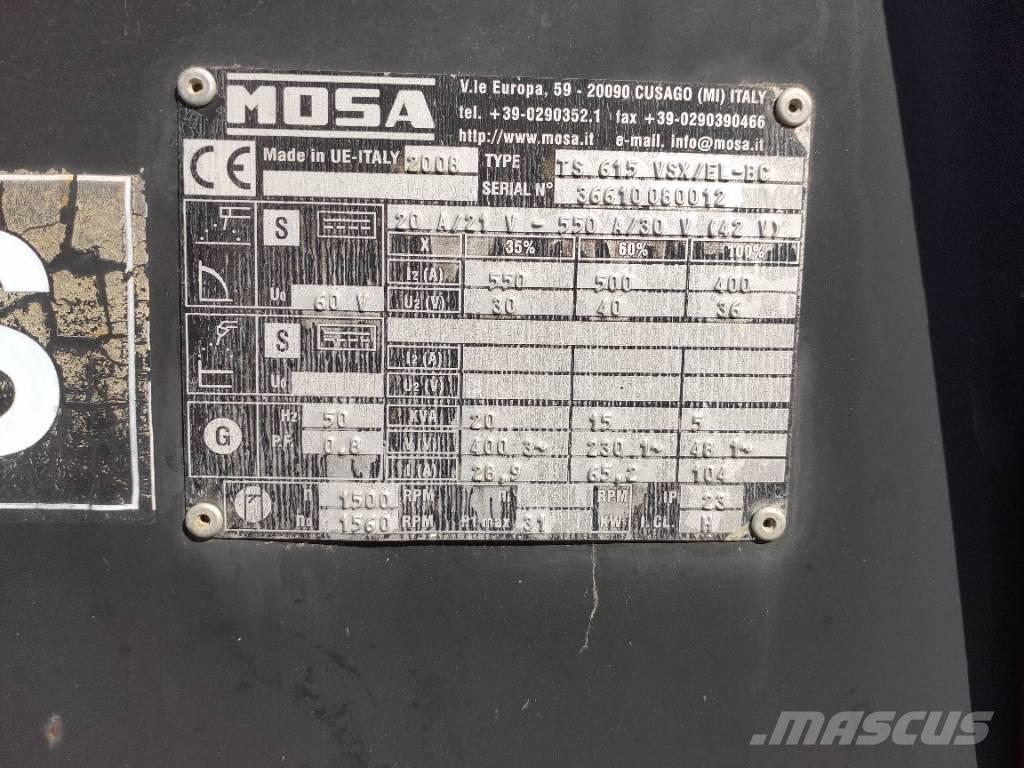 Mosa TS615 - VSX/EL-BC Heggesztő berendezések