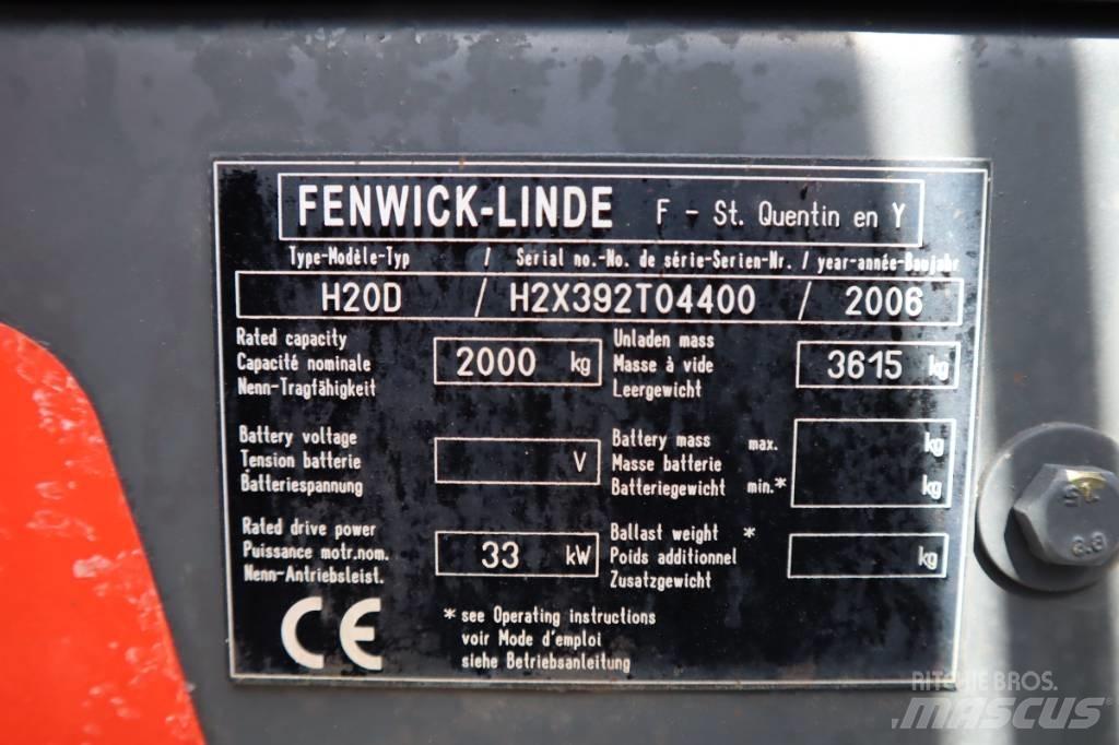Linde H20D 2000 Kg Dízel targoncák