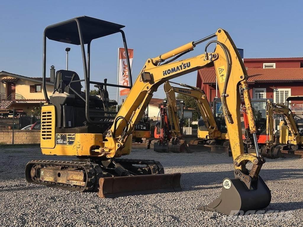 Komatsu PC16R-3HS Mini kotrók < 7t
