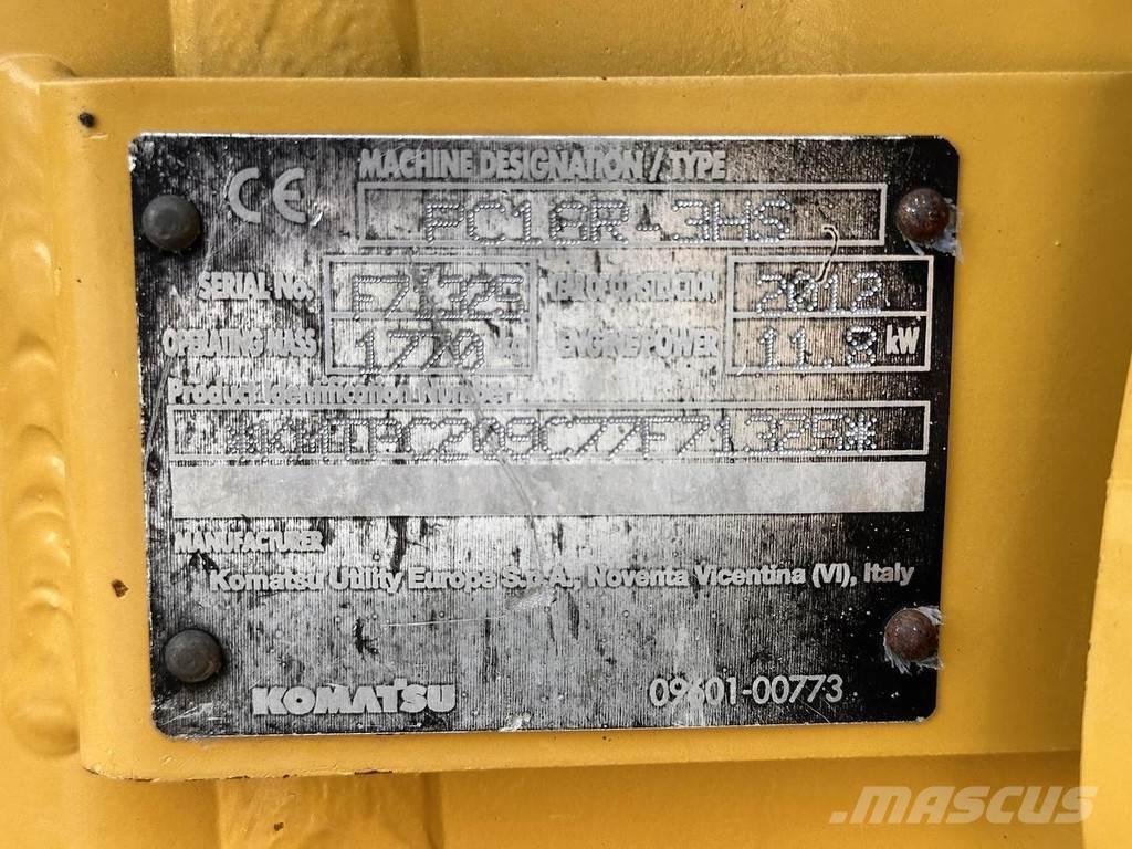 Komatsu PC16R-3HS Mini kotrók < 7t
