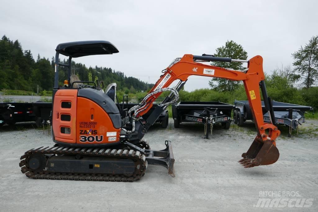 Hitachi ZX 30 U-5 A Mini kotrók < 7t