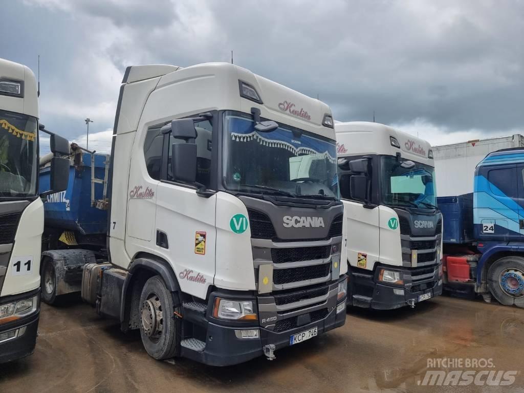 Scania R 450 Nyergesvontatók