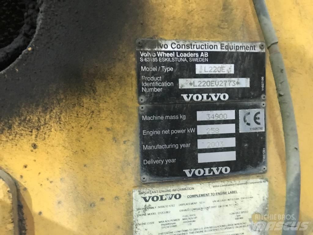 Volvo L 220 E Gumikerekes homlokrakodók
