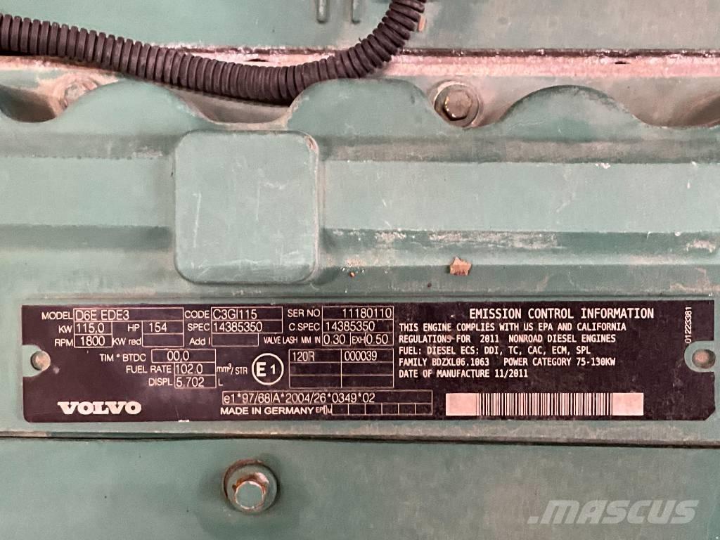 Volvo EW 160 C Gumikerekes kotrók