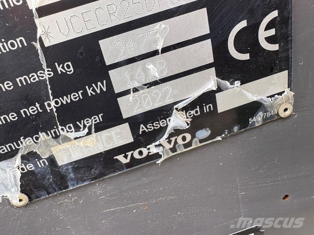 Volvo ECR 25 D Mini kotrók < 7t