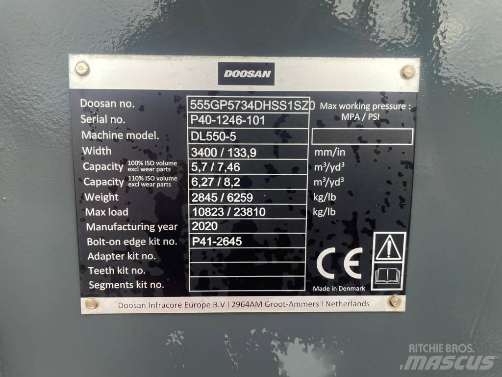 Doosan DL550 Kanalak