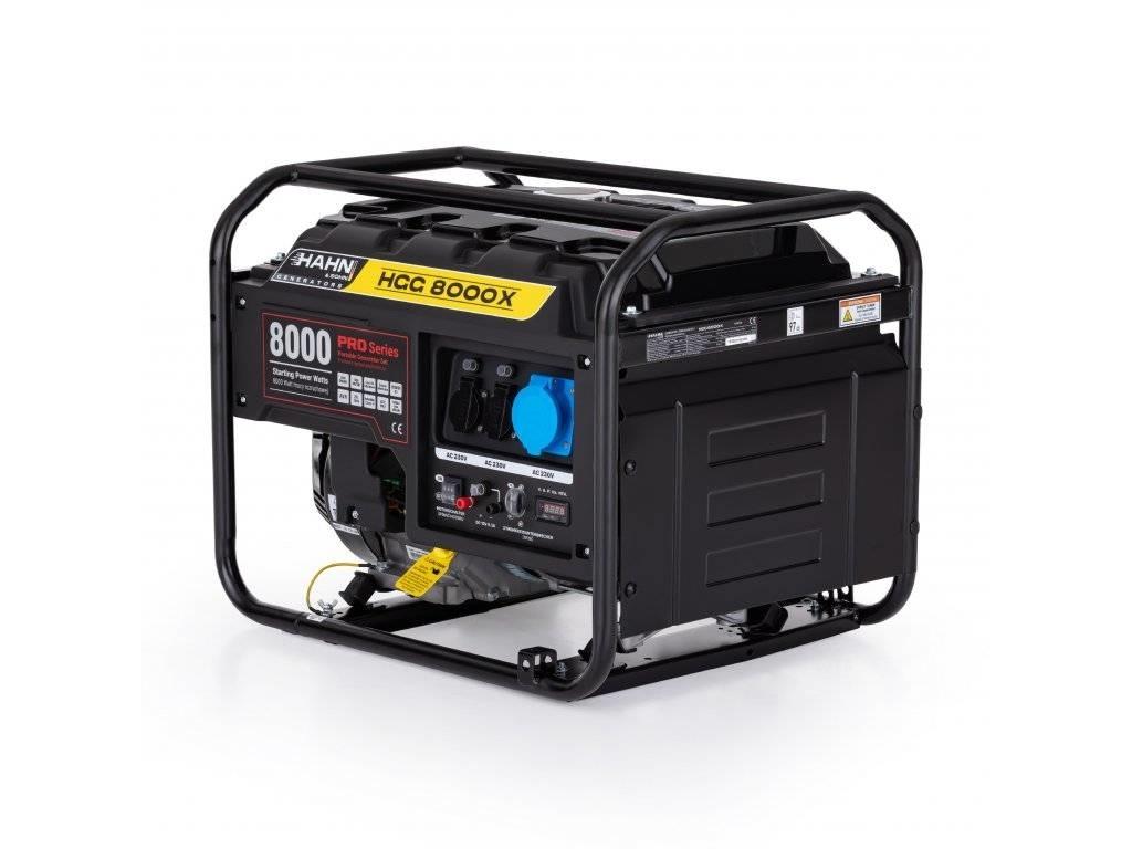  Hahn & Sohn HGG 8000 X Benzin Áramfejlesztők