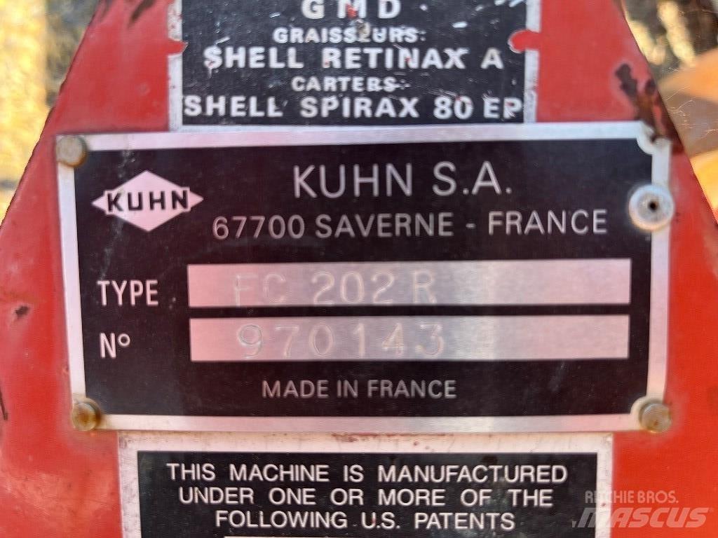 Kuhn FC 202 R Öntöző Kaszák