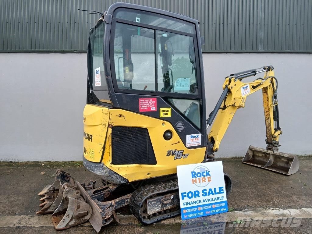 Yanmar SV 15 Mini kotrók < 7t