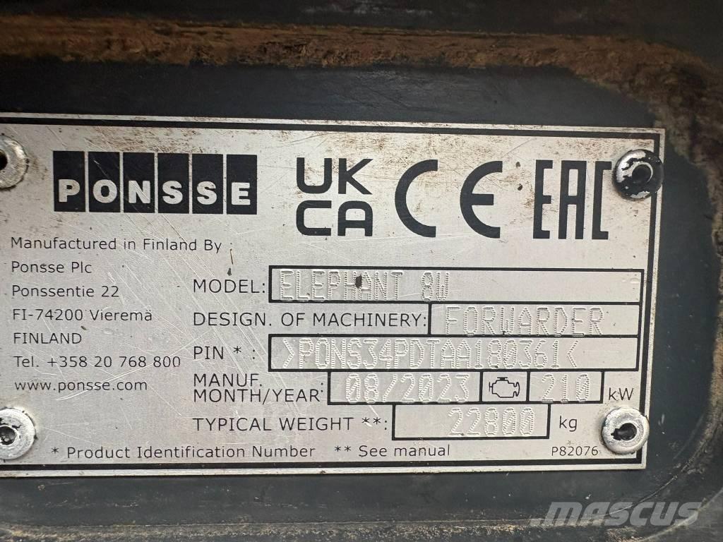 Ponsse Elephant Kihordók