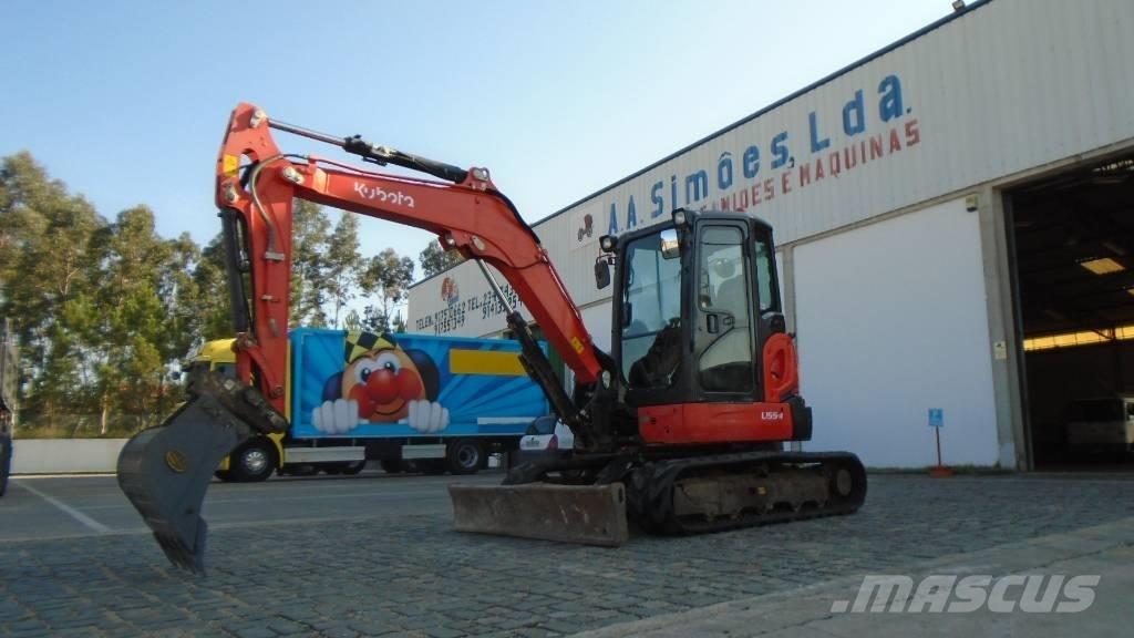 Kubota U 55-4 Mini kotrók < 7t