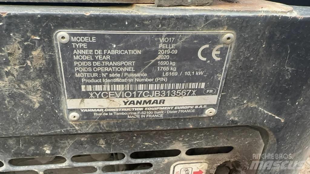 Yanmar Vio 17 Mini kotrók < 7t