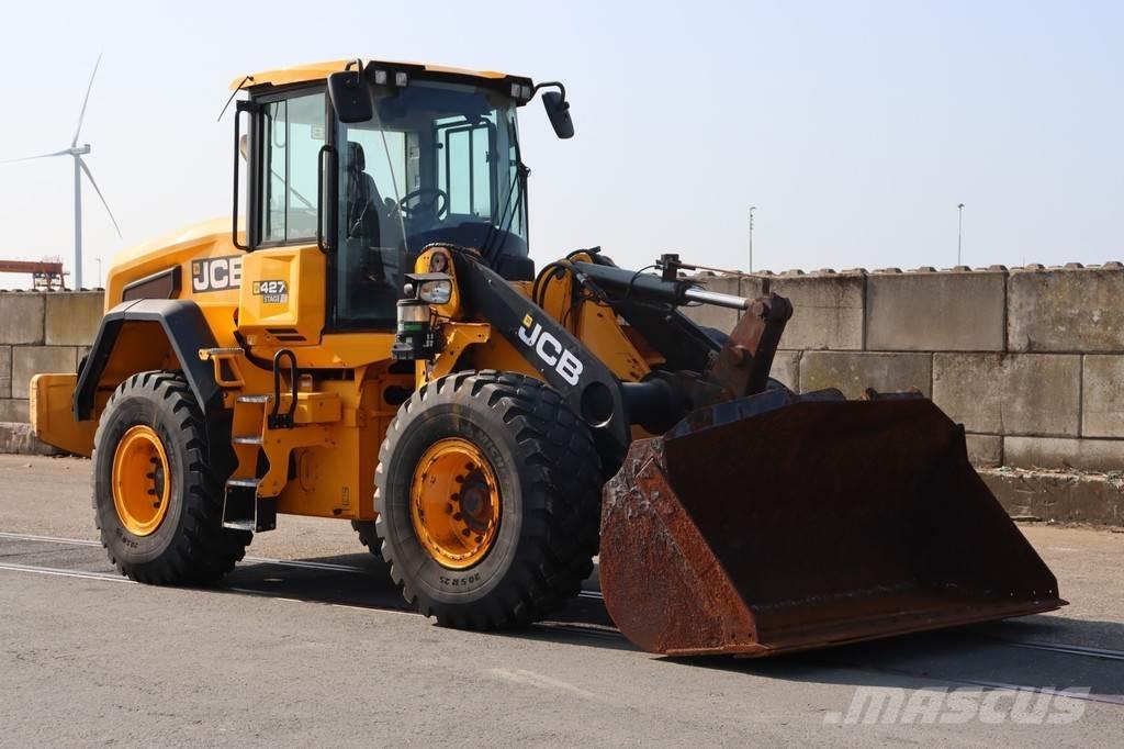 JCB 427 a5 zx Gumikerekes homlokrakodók