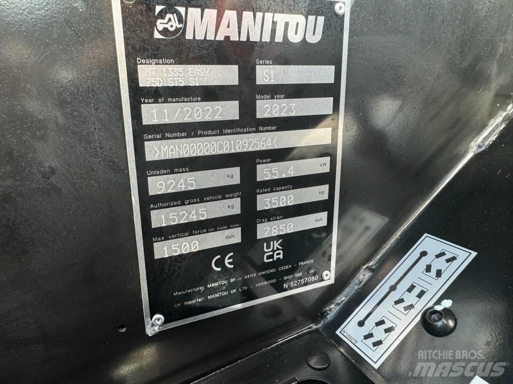 Manitou MT 1335 Teleszkópos rakodók