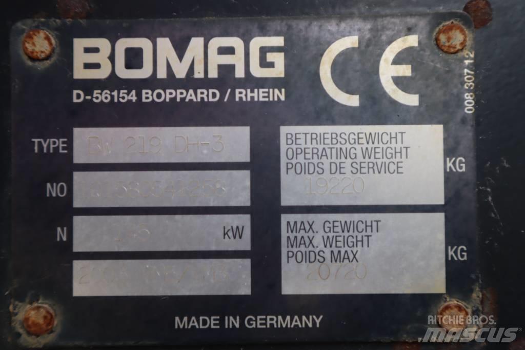 Bomag BW 219 DH-3 Egydobos hengerek