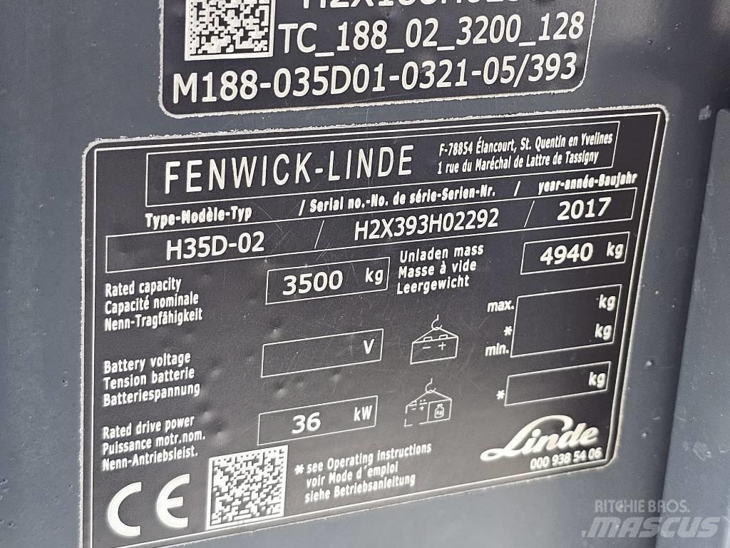 Linde H35D-02 Dízel targoncák