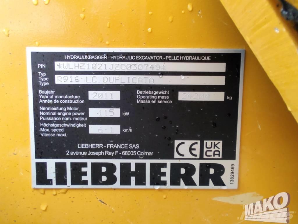 Liebherr R 916 Lánctalpas kotrók