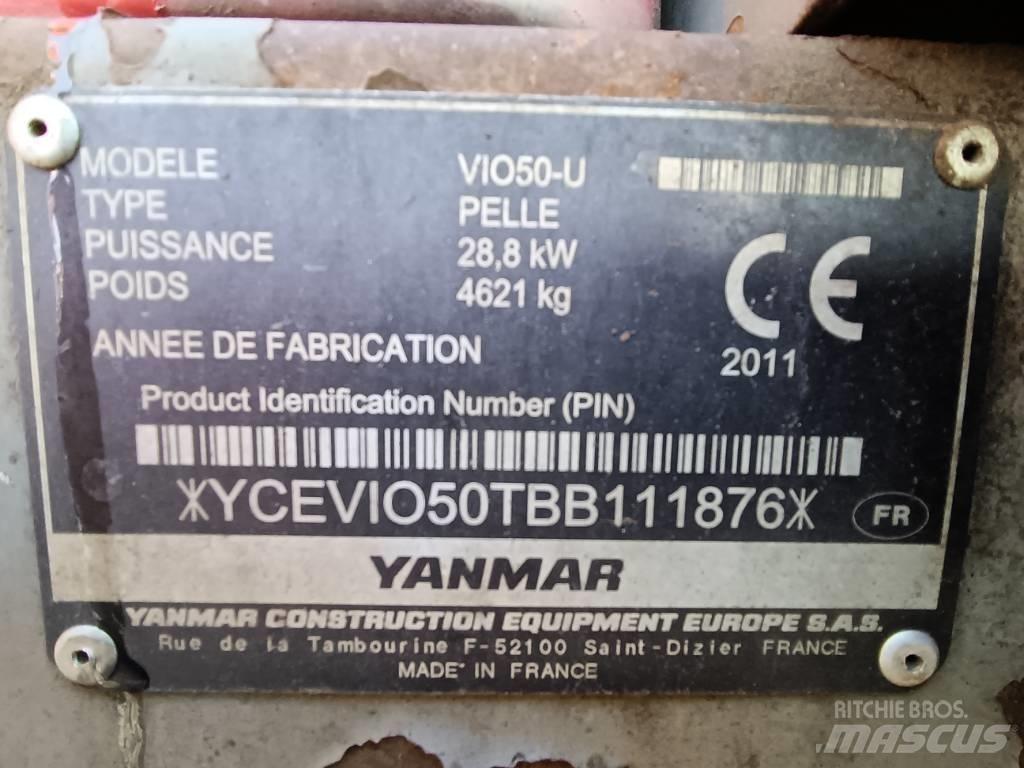 Yanmar Vio 50 Mini kotrók < 7t