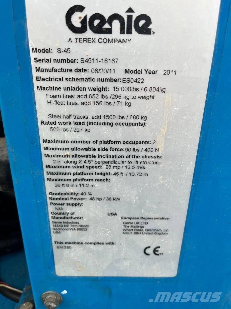 Genie S 45 Teleszkópos emelők