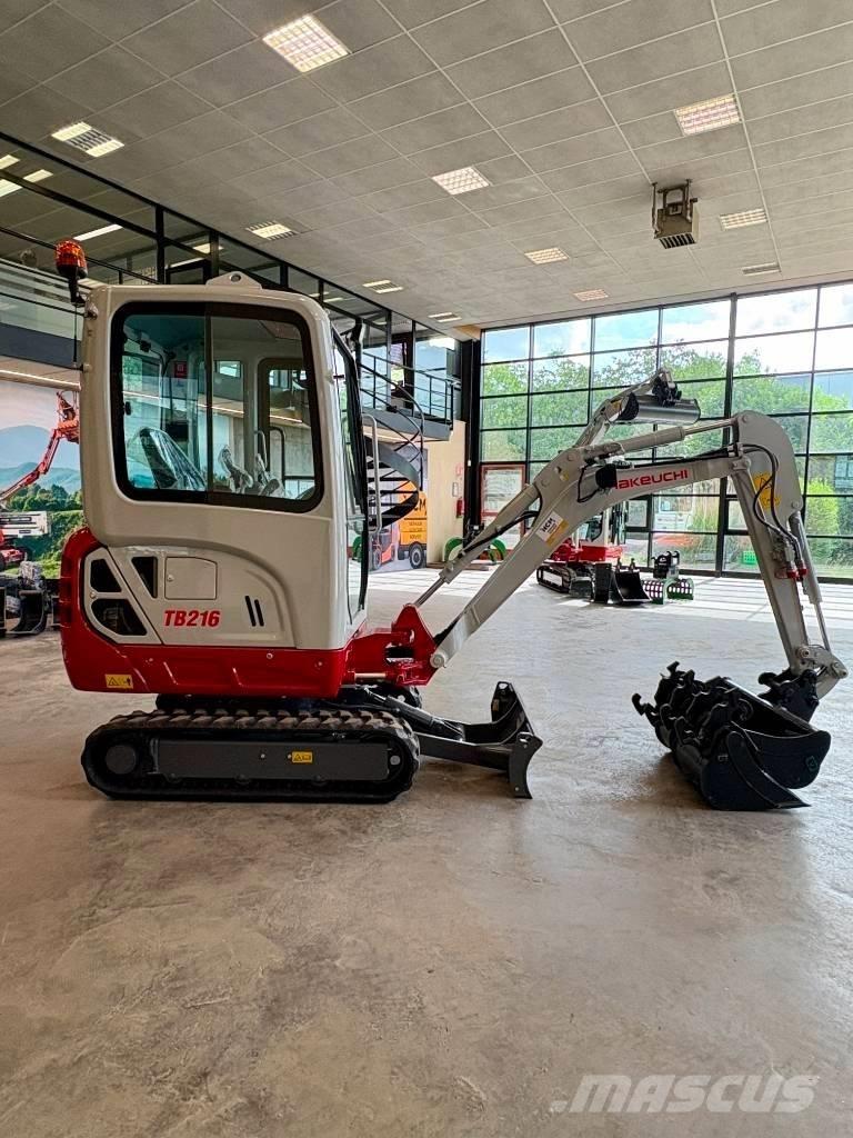 Takeuchi TB 216 Mini kotrók < 7t