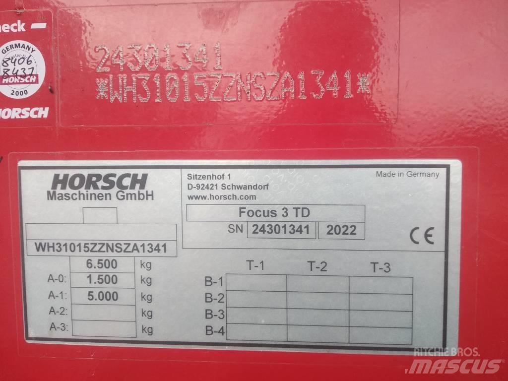 Horsch Focus 3 TD Sorvetőgép