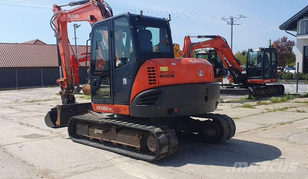 Kubota KX 080-4 Közepes (midi) kotrók 7 t - 12 t