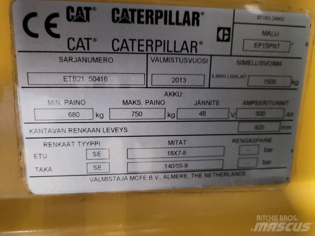 CAT EP15PNT Elektromos targoncák
