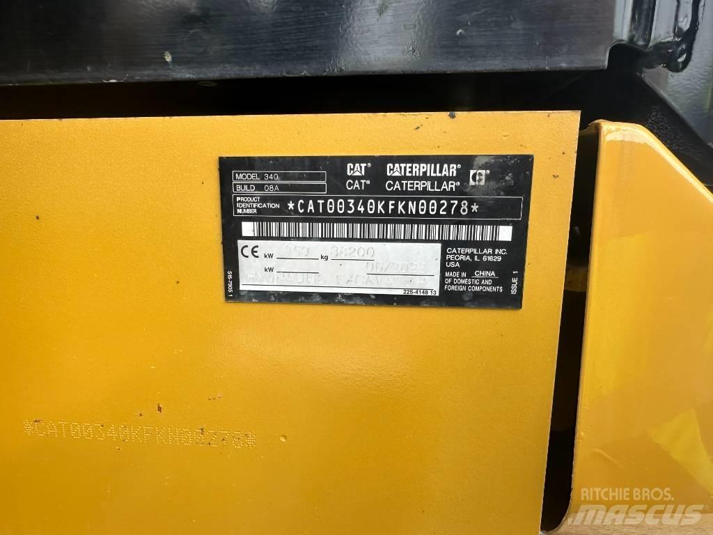 CAT 340 Lánctalpas kotrók