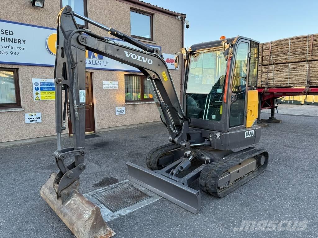 Volvo EC 27 D Mini kotrók < 7t