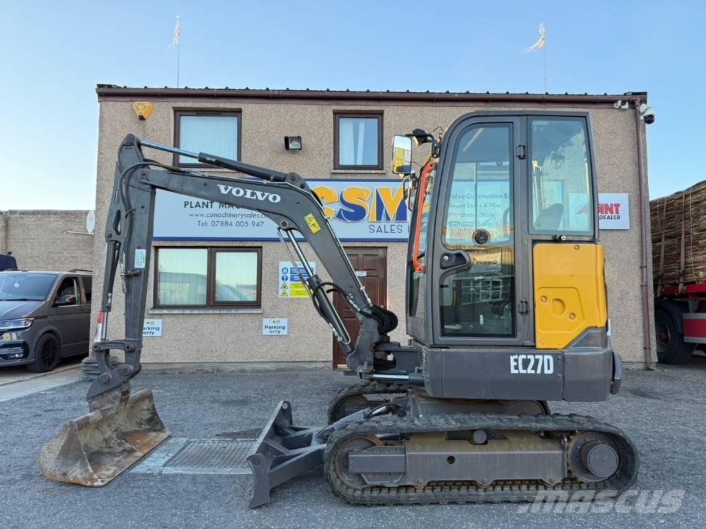 Volvo EC 27 D Mini kotrók < 7t