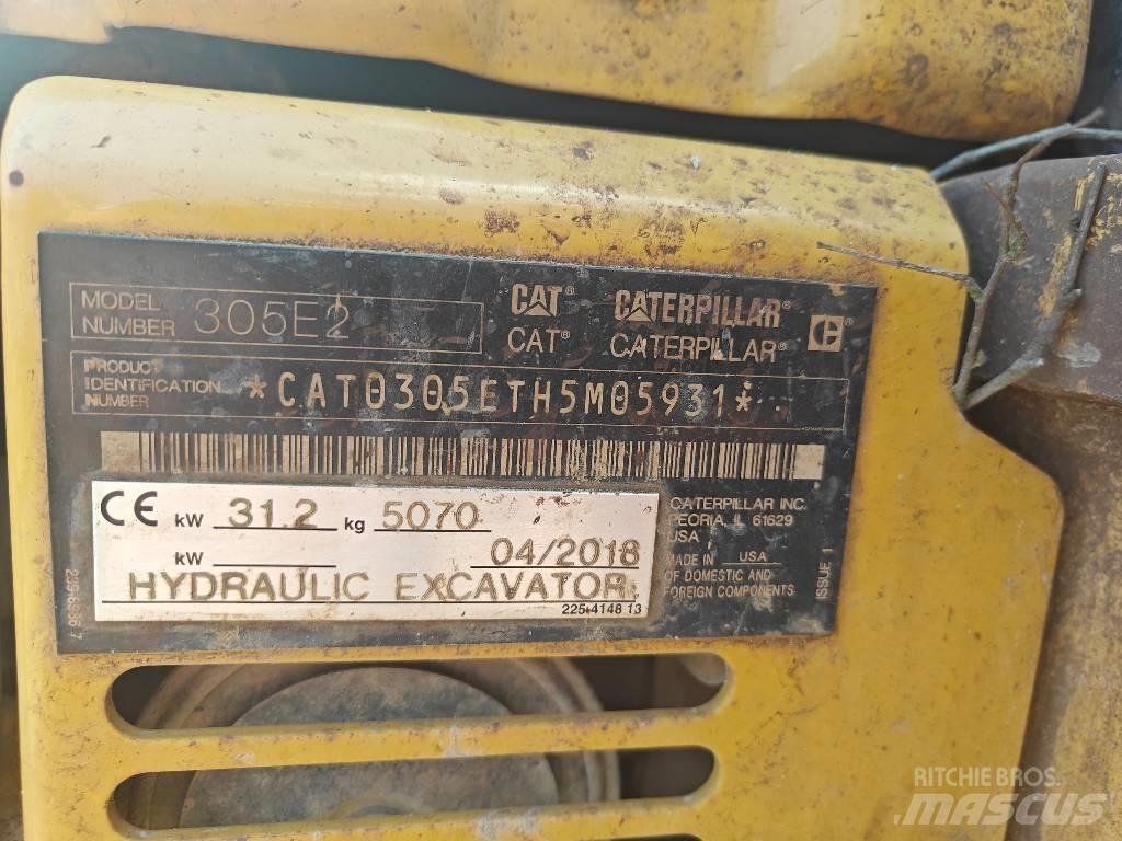 CAT 305E2 Mini kotrók < 7t
