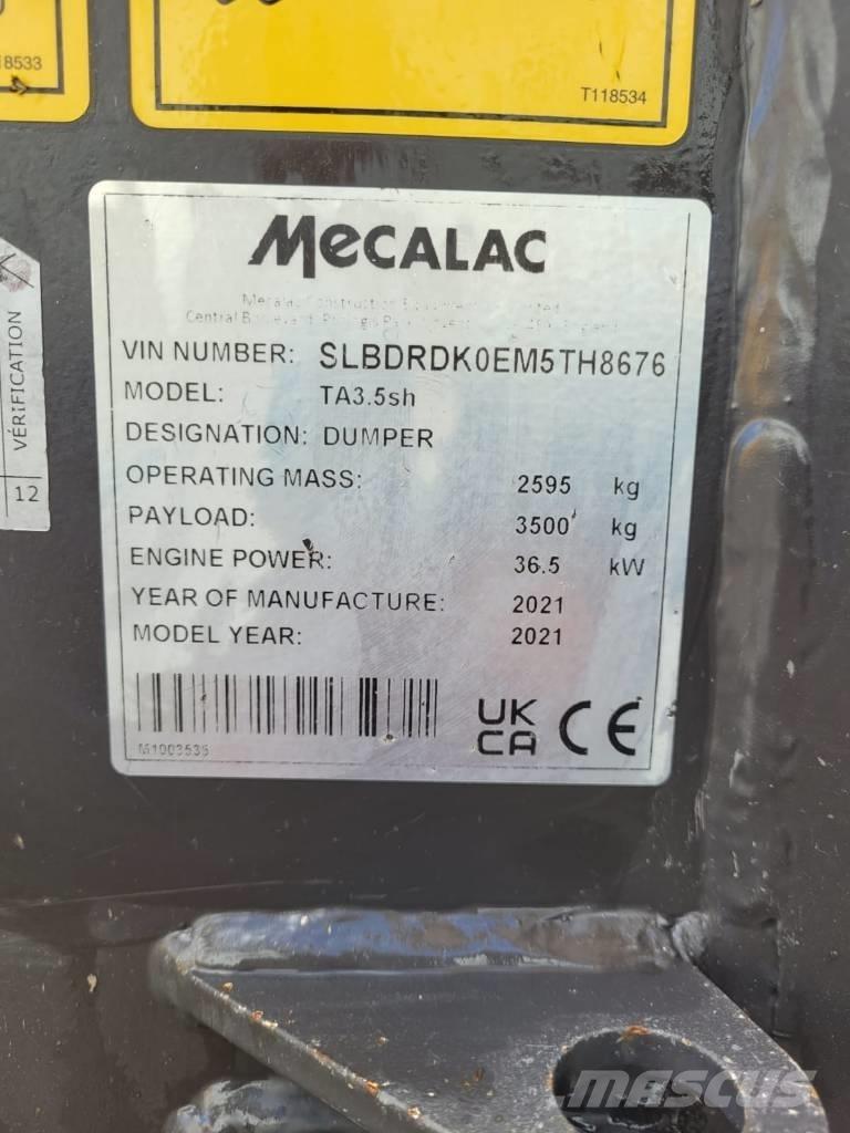 Mecalac TA 3.5 Mezei dömperek