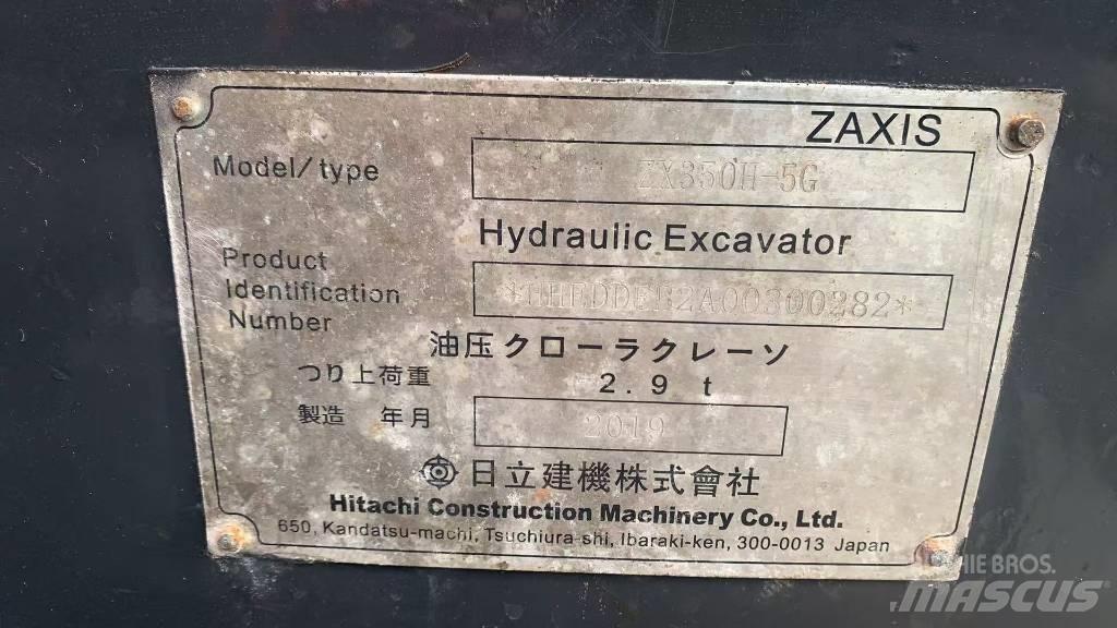 Hitachi zaxis350 Lánctalpas kotrók