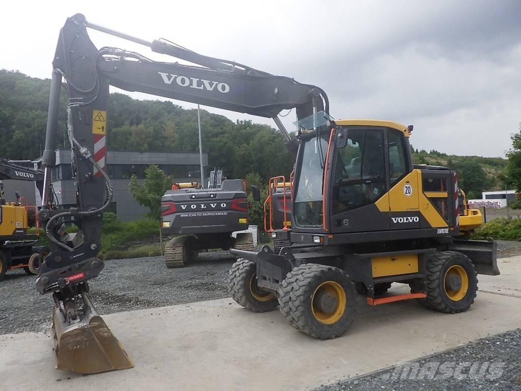 Volvo EWR 170 E Gumikerekes kotrók